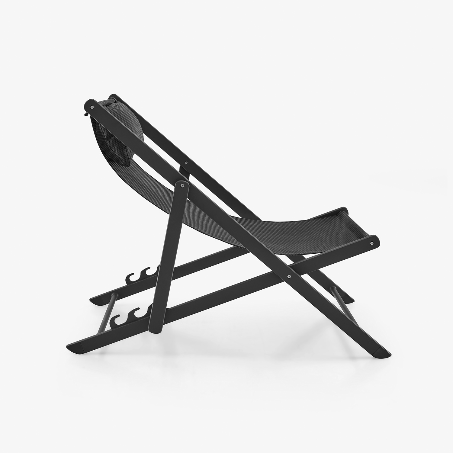 Image SET OF 2 DECK CHAIRS ONYX (BLACK) 