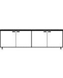 SIDEBOARD 4 DOORS C 7